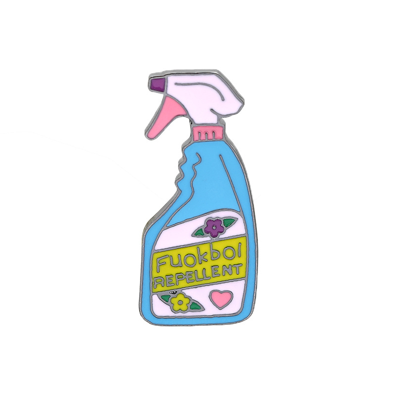 Plating Design Cute Style Cute Pin Cartoon Colorful Badge Alloy Metal Plating Unisex Brooches