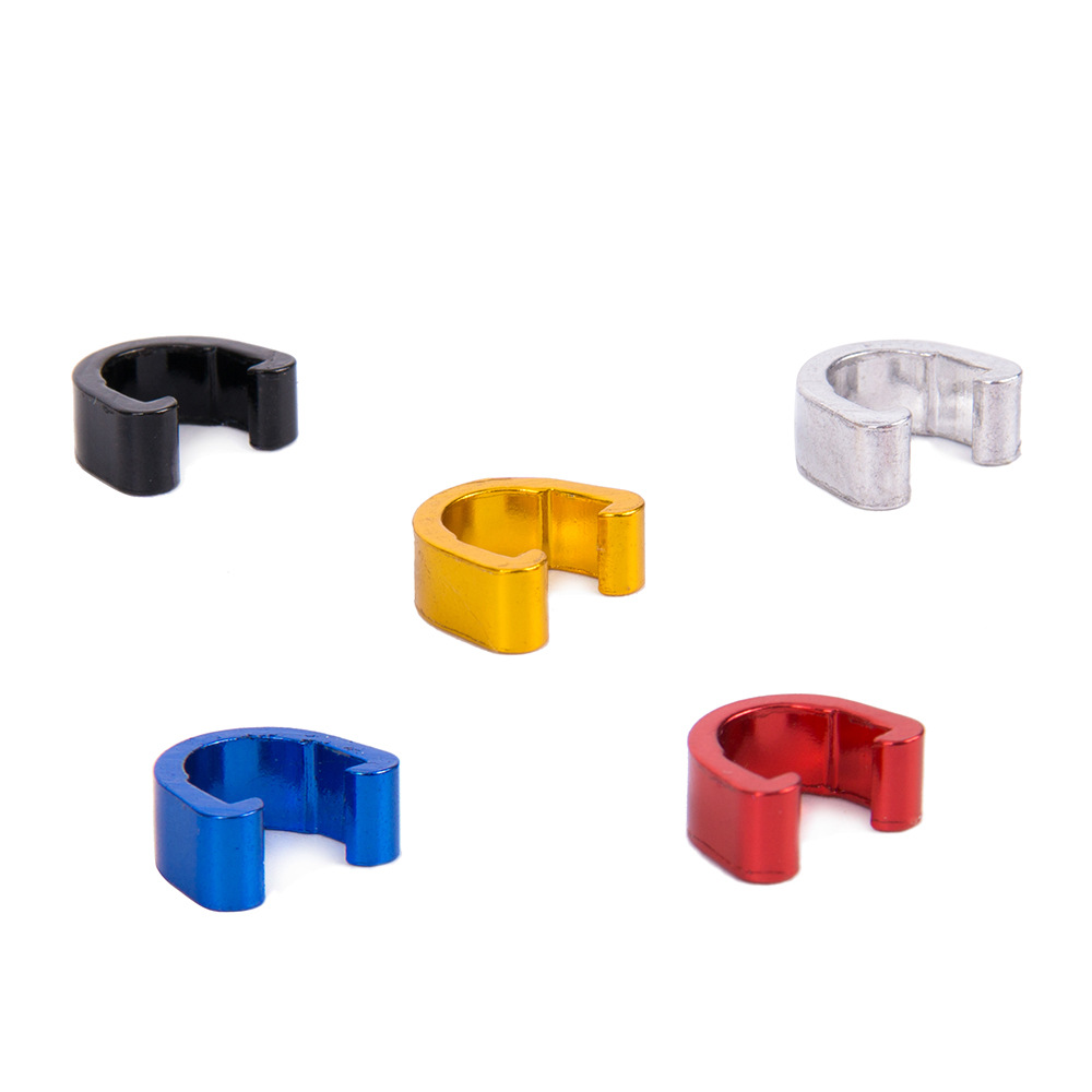 Biciclo de montaña hebilla en forma de C hebilla de tubo de aceite de aleación de aluminio hebilla en forma de C hebilla fija hebilla fija de tubo de freno