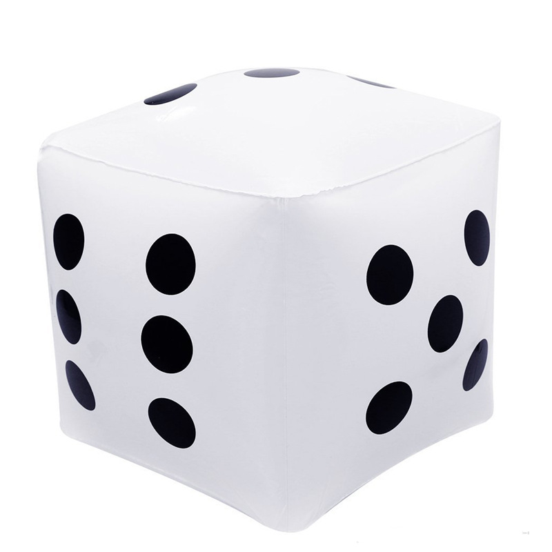 Inflatable big dice PVC, props, toy