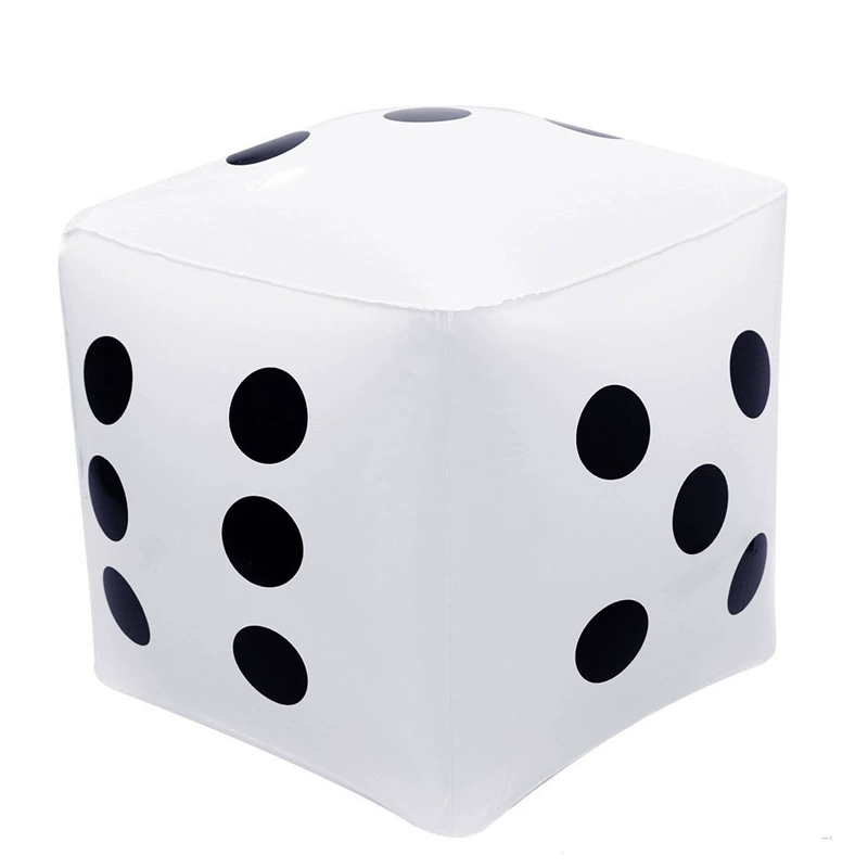 Inflatable big dice PVC, props, toy
