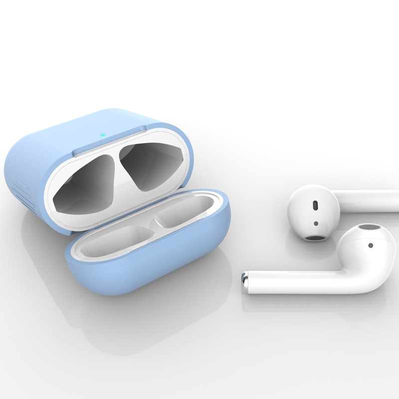 Apple, compatible headphones, silicone wireless protective case, box charging, bluetooth