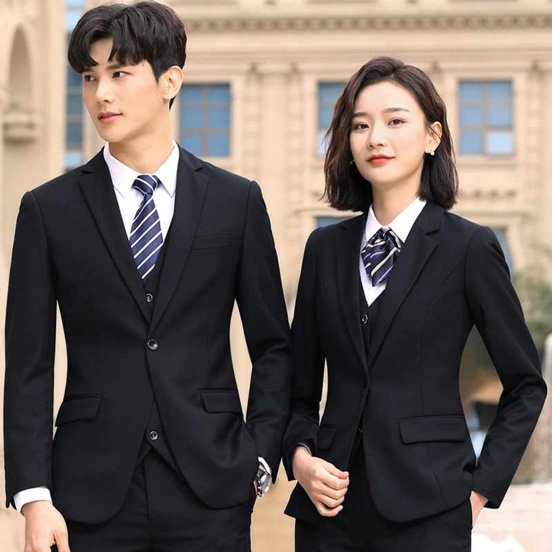 Classic suit jacket for men and women, autumn set for work, slim fit