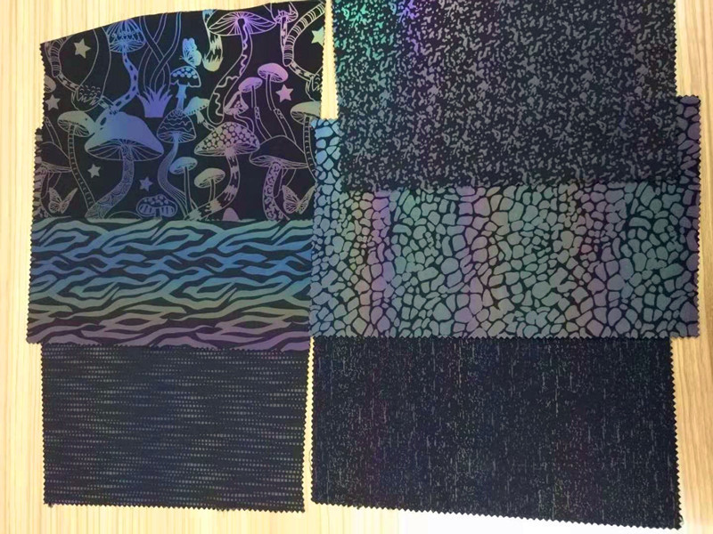 幻彩反光印花布