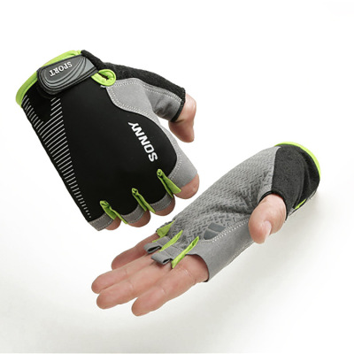 Amazon summer outdoors Borneol men and women protect Sunscreen Sports fitness Weightlifting Riding gloves wholesale