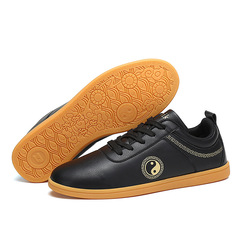 Duweike Tai Chi shoes for men, soft-touch beef tendon bottom martial arts training shoes, Tai Chi Kung Fu sports shoes for women