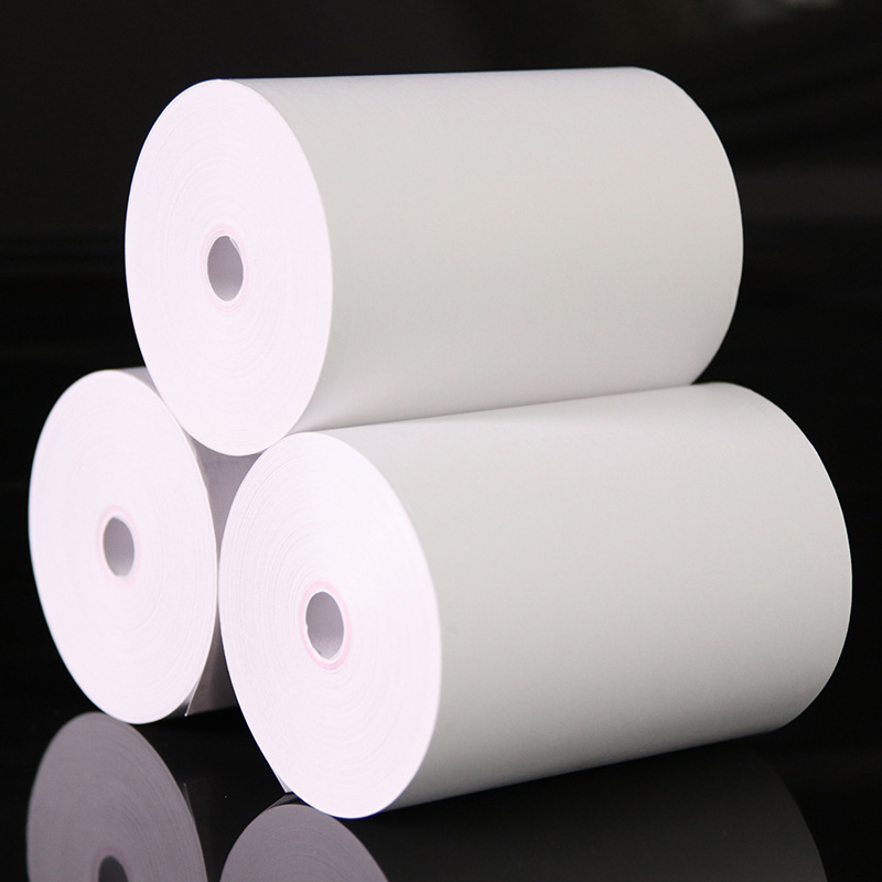 廠家直供熱敏收銀紙超市餐飲打印紙80*60廚房打單小票紙80x60無芯
