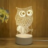 Night light, lantern for bed, 3D, Birthday gift