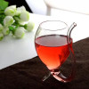 Insulation of insulation glass, creative transparent glass vampire wine glass comes with straw cup fruit cup pine squirrel cup