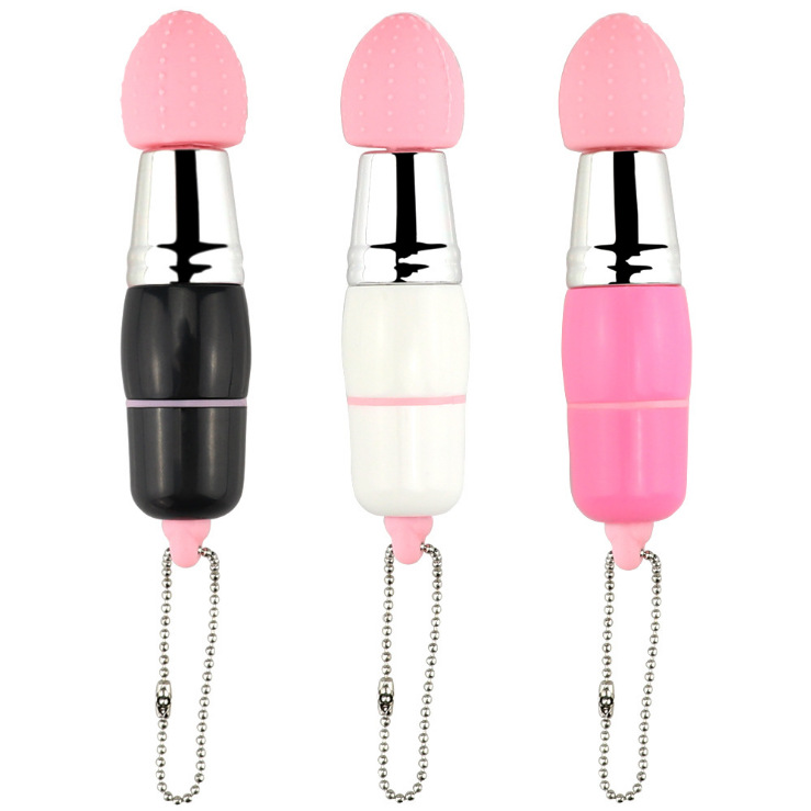 Calabaza pequeña de tres piezas MINI vibrador Dispositivo de masturbación femenina sexy divertido AV stick suministros para adultos entrega al por mayor
