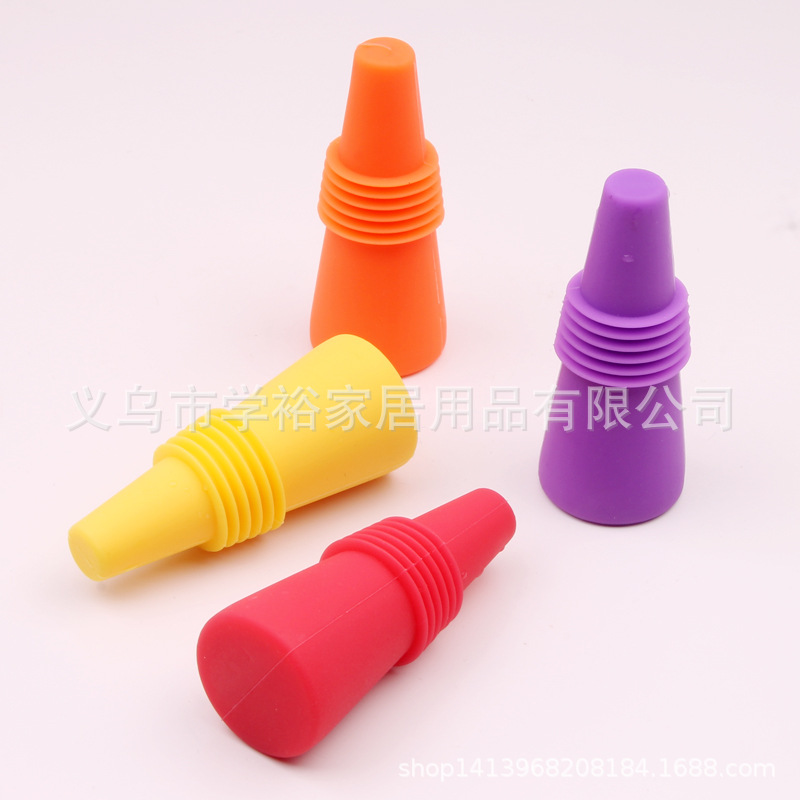 Tapered silicone wine stopper2.jpg