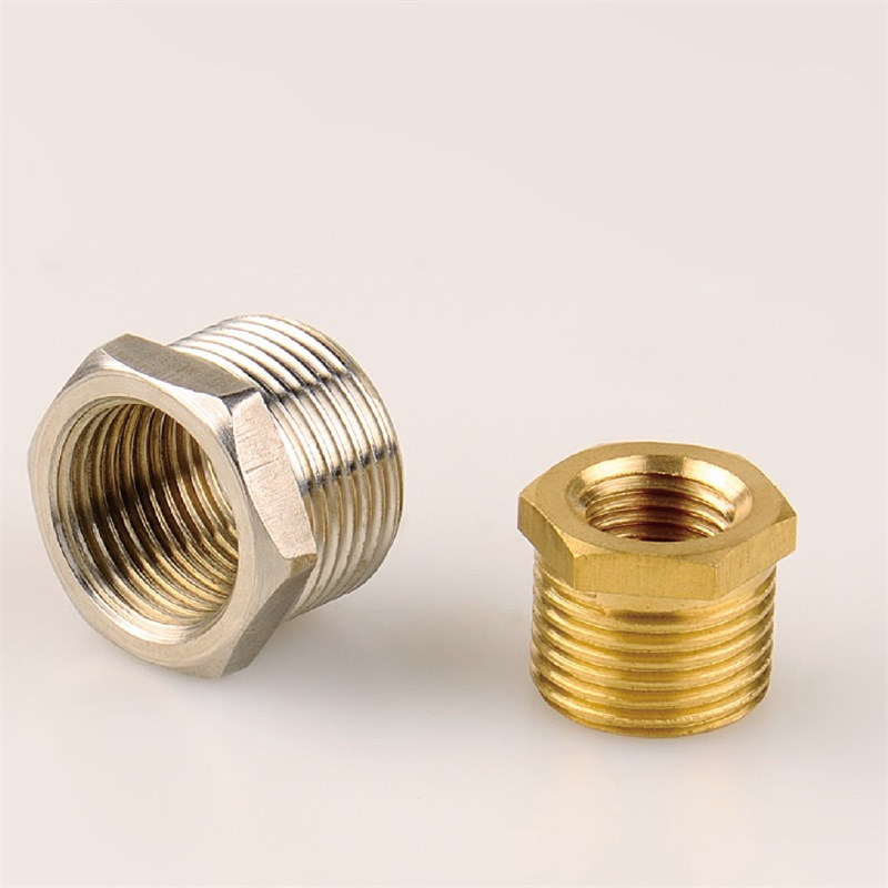 【诸暨永迪】全铜变径 内外螺纹补芯接头 机床水暖汽配配件批发