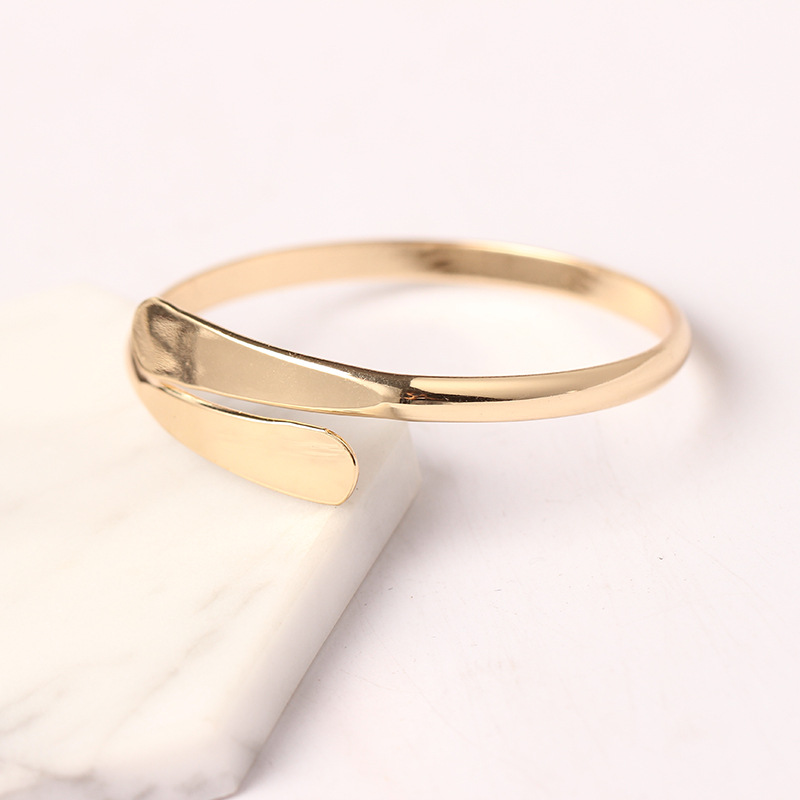Women'S Gender Plating Design Fashion New Opening Simple Korean Wild Retro Alloy Bracelet