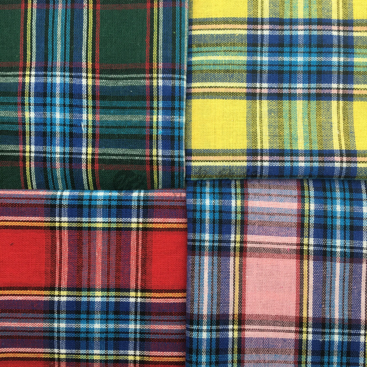 【彩格】涤棉色织格子 2019年春秋新款 时尚男女装衬衫面料 热销