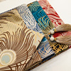 Peacock feather table flag modern minimalist light luxury style table flag towel cloth model room hotel table flag manufacturer direct sales