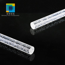 亚克力气泡圆棒方棒定制生产加工尖泡圆泡异型材气泡棒来样加工