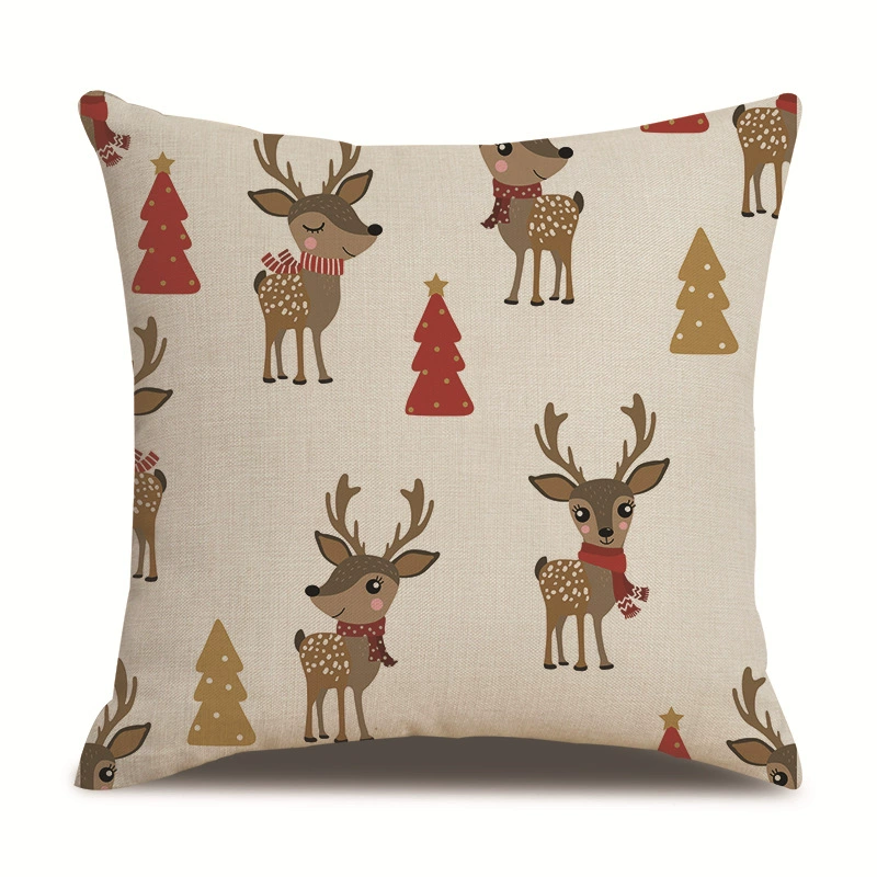 Christmas pillow, pillowcase, sofa for bed