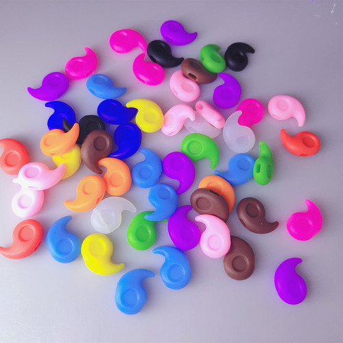 Glasses spun slip-on ear cups, behind-the-ear glasses bracket accessories, silicone spun-off fixed ear hooks, temple protection covers