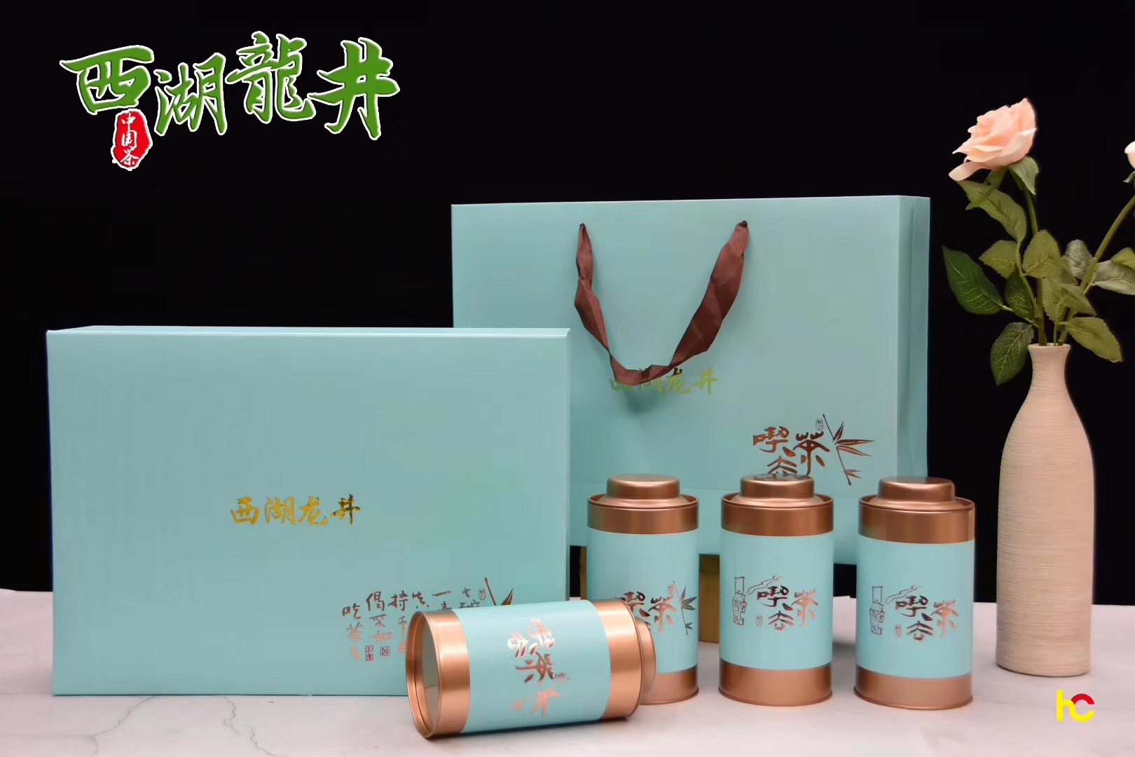 2019 New tea Green Tea Longjing West Lake Longjing 500 gram Gift box packaging A generation of fat