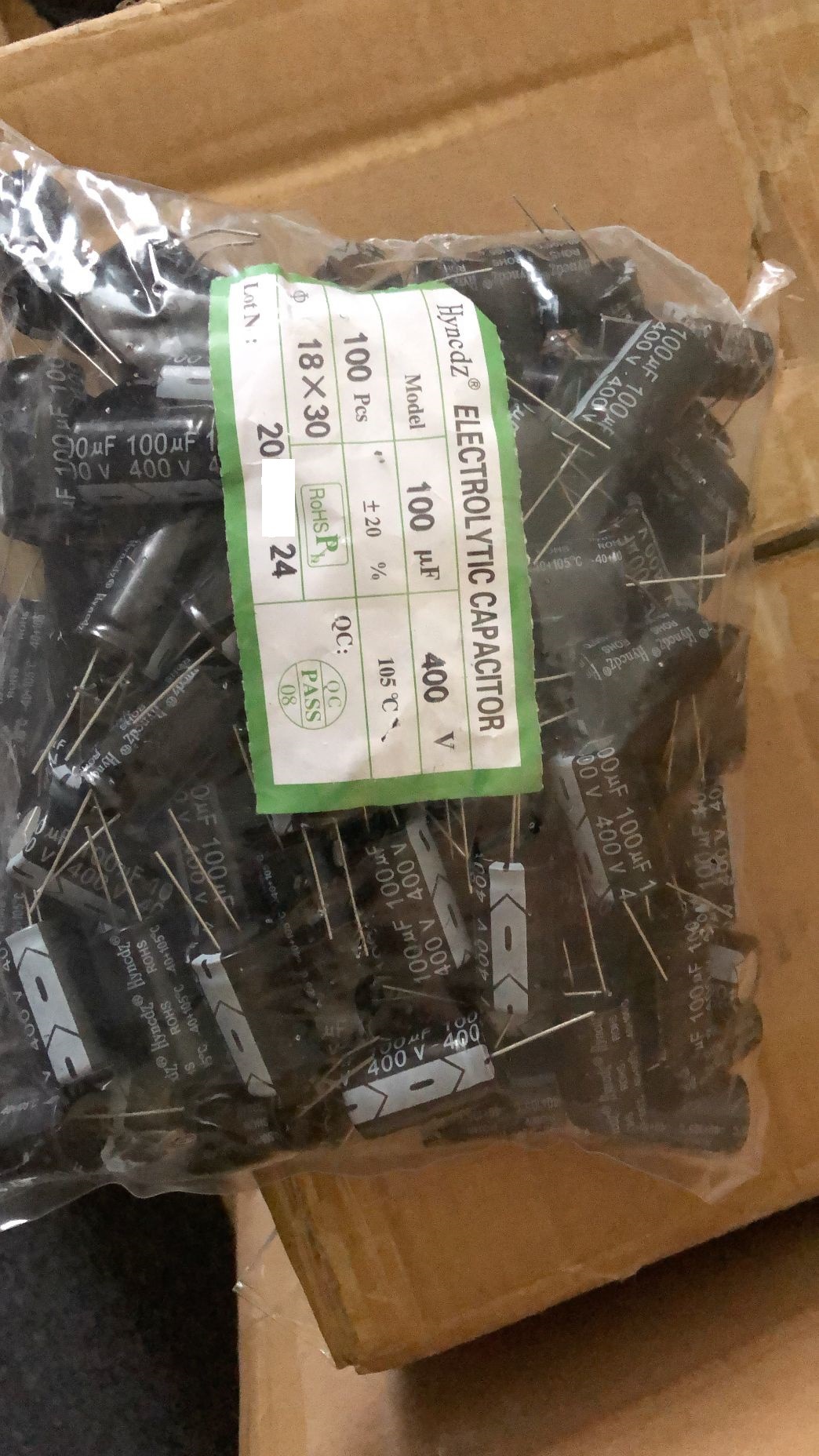 供应hyncdz 电解电容 400V100UF