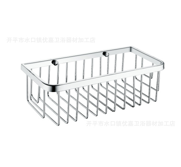 Kaiping Youjia bathroom dressing table rack rectangular corner rack bathroom storage basket bathroom corner basket copper basket 0154