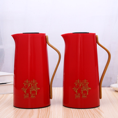 Wedding Glass Internal bile Thermos gules Jubilation Kettle marry Dowry Warm water bottle Wedding celebration Supplies customized