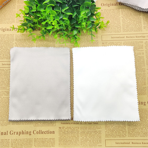 Lens display jewelry silver wiping cloth student children's reading glasses glasses cloth black and white gray polyester custom logo