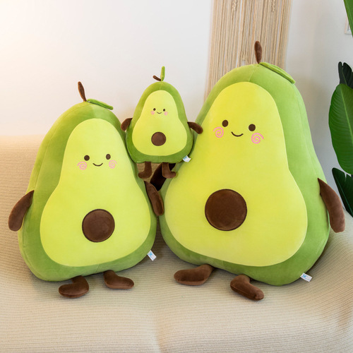 Creative down cotton butter fruit doll plush toy four-sided stretch pillow soft series sleeping pillow doll