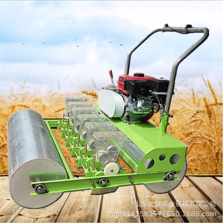 高效率汽油自走式多行蔬菜种子精播机 菠菜芝麻种子精量播种机