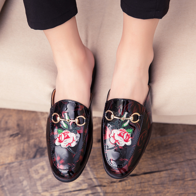 Embroidery Mules Shoes - Angle 4