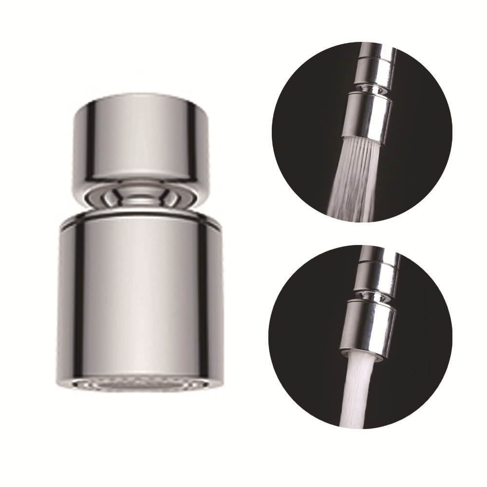 新款两功能水龙头起泡器过滤器出水嘴加长延伸厨房防溅节水起泡器