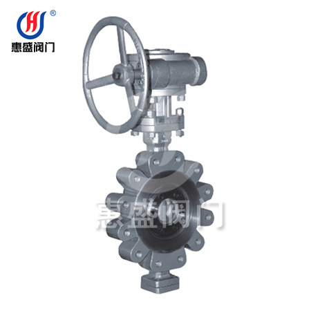 厂家直销 硬密封凸耳式对夹蜗轮蝶阀 现货供应管件工业级