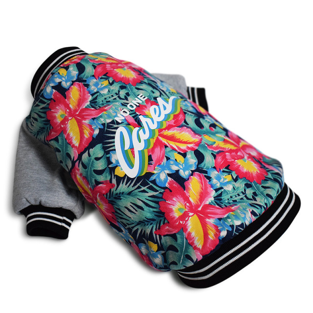 Dog Cotton Jacket Grey