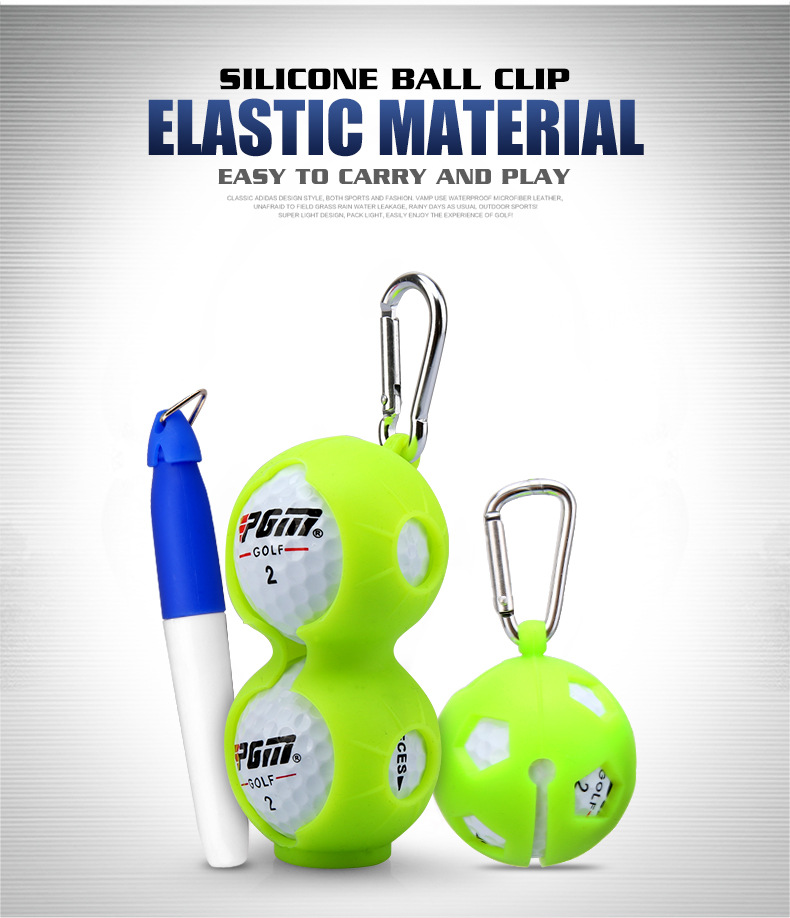 Kẹp bóng golf silicon PGM kèm bút đánh dấu (một bóng / hai bóng) — Kẹp bóng silicon bút đơn (màu ngẫu nhiên), Bút bi đôi kẹp Bóng Silicon (Màu ngẫu nhiên) chi tiết 10