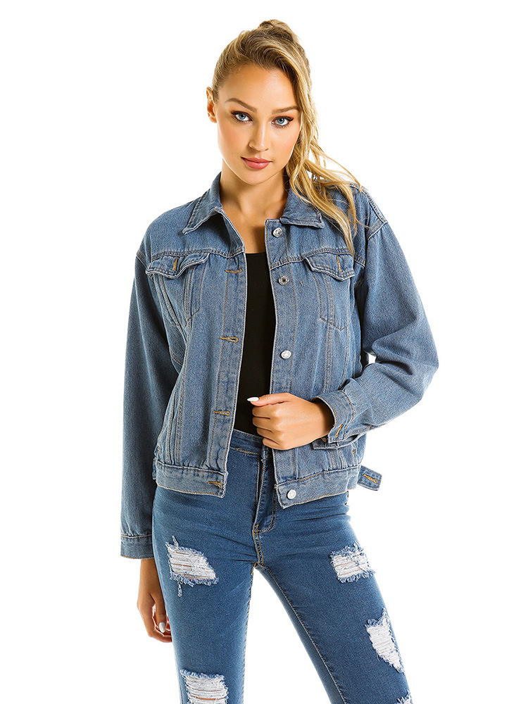 loose denim jacket  NSSY9156