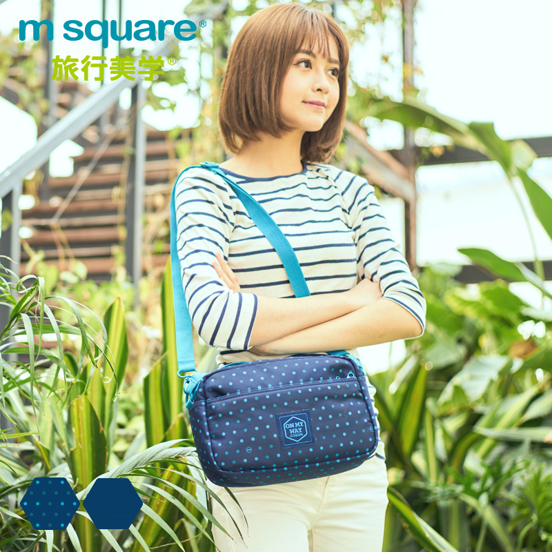 m square travel Aesthetics Theft prevention leisure time travel Travel? Handbag Inclined shoulder bag Female models The single shoulder bag