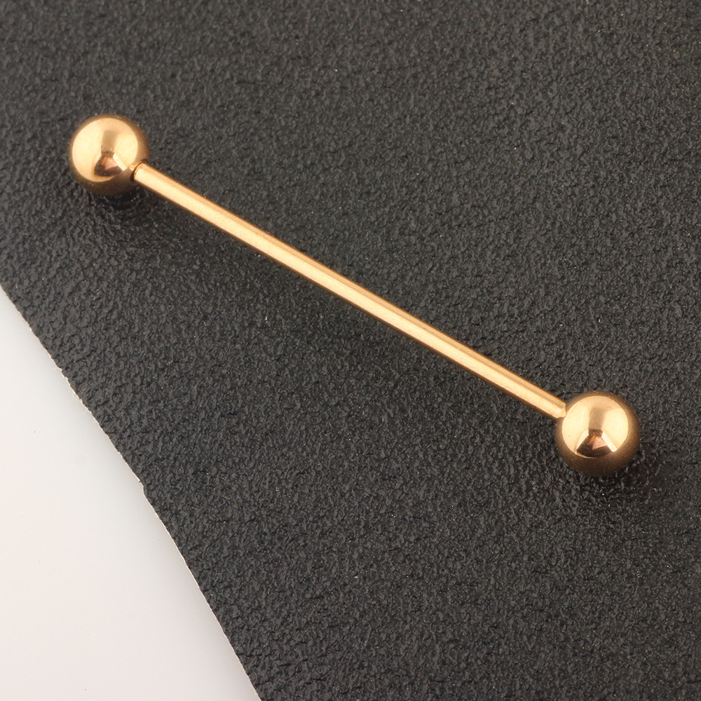 13 Pcs Body Piercing Jewelry Set Nose Ring Nose Stud Lip Ring Industrial Barbell Earrings Stainless Steel Rose Gold detail image 8