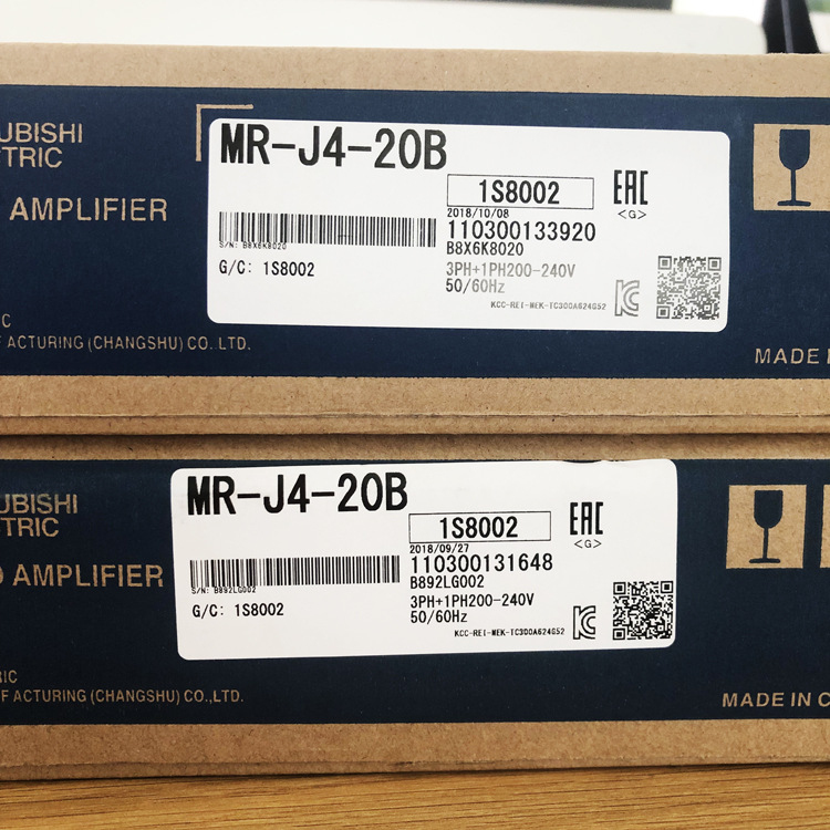MR-J4-20B 三菱伺服驱动器 200W伺服放大器SSCNET Ⅲ/H接口网络型