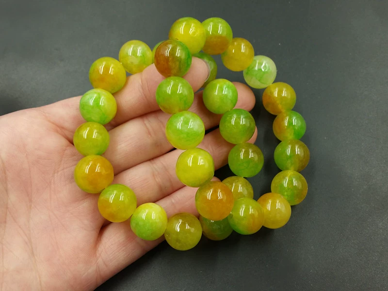 Round beads jade, bracelet, chain, dragon-shaped decoration, direct factory sales