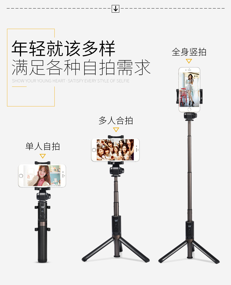 Stick selfie en Alliage d aluminium - Ref 3386634 Image 10