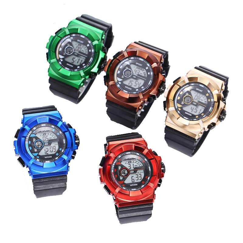 New Fashion Watch Multifunctional Waterproof Sports Watch Student Led Electronic Watch display picture 9
