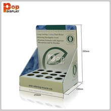 廠家設計煙草瓦楞紙展示盒PDQ  煙類小紙貨架  超市桌面紙座台
