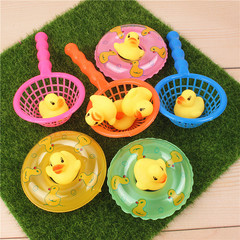 Water Play Toys Yellow Duck Baby for Boys and Girls Squeaky Duck 6-12 Months Infant Bathing and Swimming Set