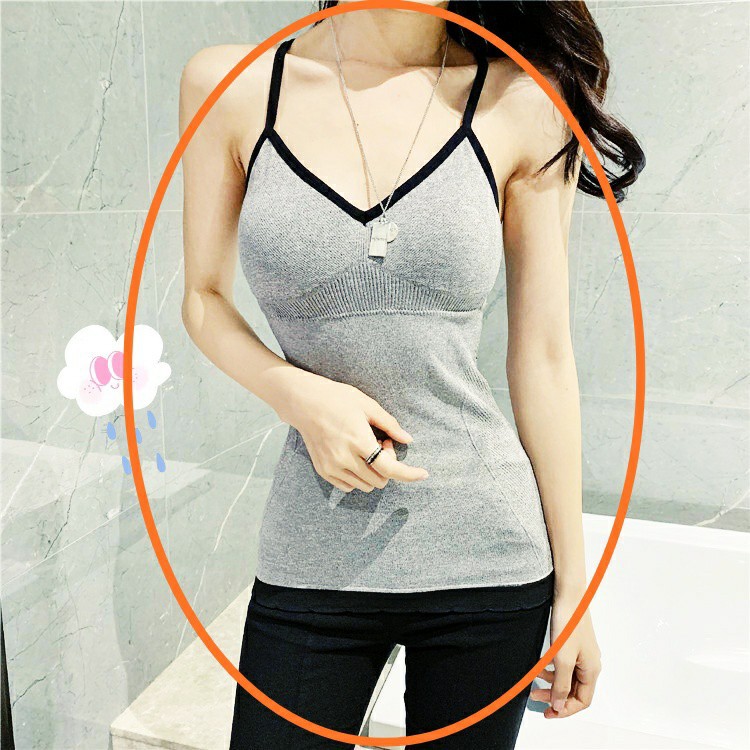 Net red with money 32 seamless Underwear vest Primer With a bra