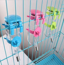 可挂式宠物饮水器不锈钢饮水头环保狗狗猫咪兔子自动饮水壶 350ML