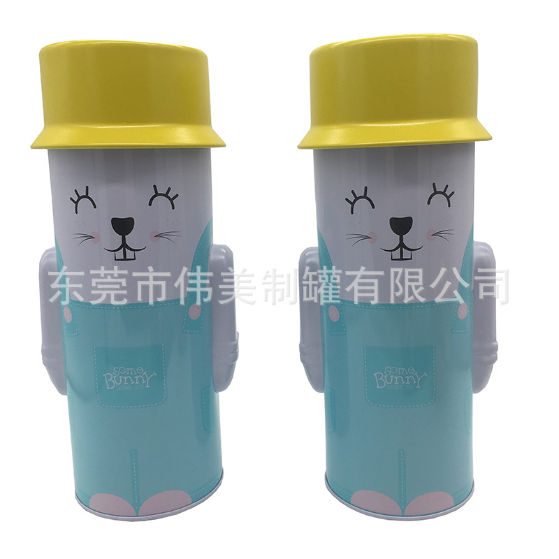 马口铁卡通异形罐 卡通铁罐 糖果铁罐 马口铁圣诞老人金属铁盒