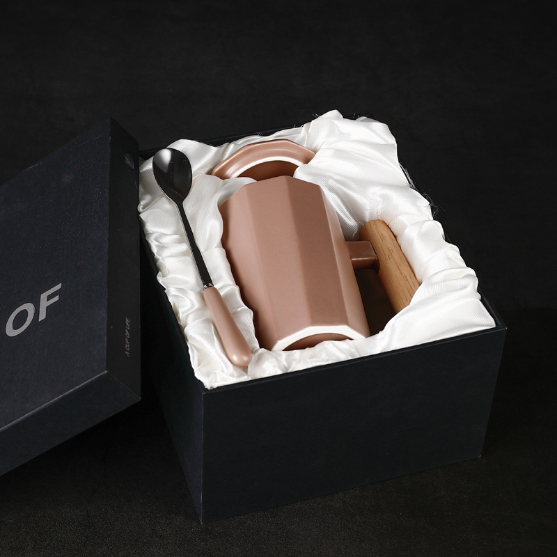 Tazas de cerámica poligonal tazas de café creativas tazas de agua tazas personalizadas LOGO tazas de regalo