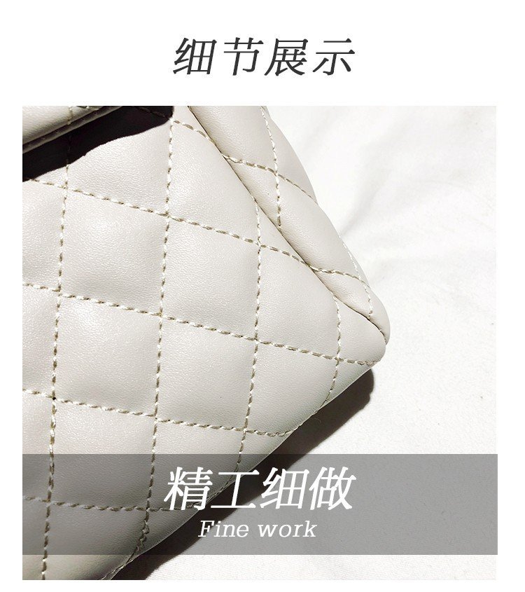 Rhombus Chain Korean One-shoulder Messenger Bag display picture 18