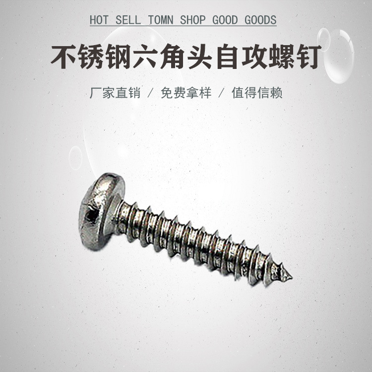 不锈钢盘头自攻螺钉