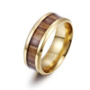 Wedding ring for beloved, stone inlay stainless steel, accessory, European style, wholesale