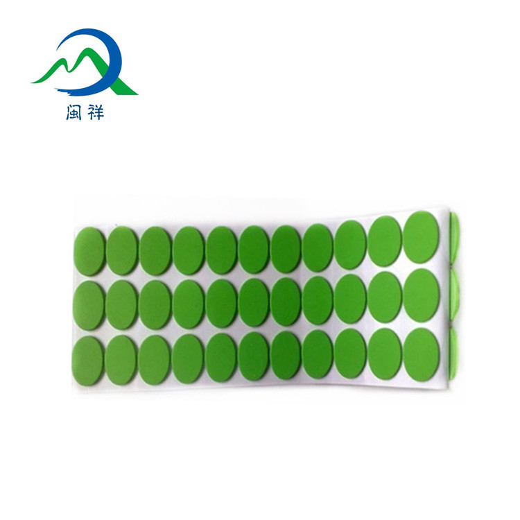 供应彩色环保eva胶垫 防撞家具异型泡棉脚垫 圆形单双面胶贴